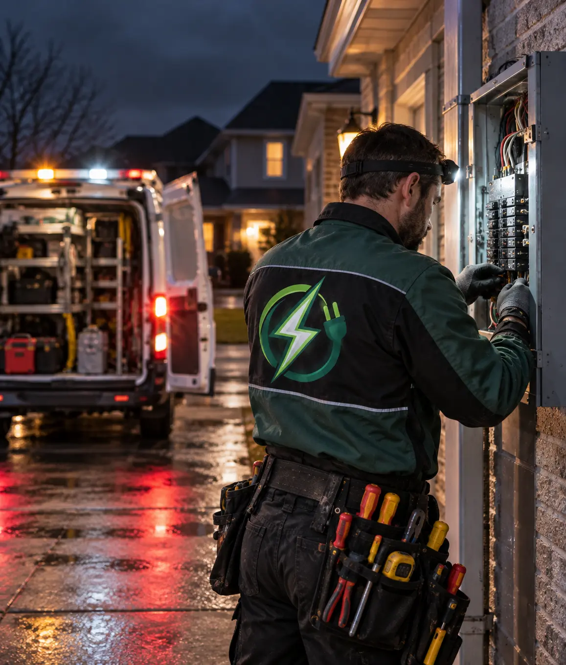 24/7 emergency electrician Woodbridge — power outage panel fault